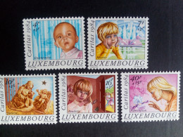 LUXEMBOURG MI-NR. 1112-1116 POSTFRISCH(MINT) CARITAS 1984 KINDERPORTRÄTS (I) WEIHNACHTEN - Noël