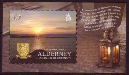 ALDERNEY BLOCK 17 POSTFRISCH(MINT) 60. JAHRESTAG RETURN OF THE ISLANDERS 2005 SONNENUNTERGANG - Alderney