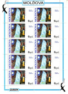 MOLDAWIEN MI-NR. 164-166 POSTFRISCH KLEINBOGENSATZ EUROPA 1995 FRIEDEN GEMÄLDE - 1995