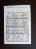 LIECHTENSTEIN MI-NR. 1069-1072 POSTFRISCH KLEINBOGENSATZ MAGERWIESENBLUMEN 1993 - Blocs & Feuillets