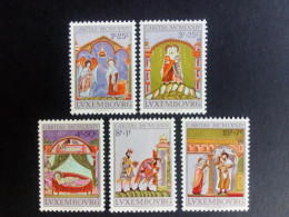 LUXEMBOURG MI-NR. 893-897 POSTFRISCH(MINT) CARITAS 1974 MINIATUREN AUS EVANGELIENBUCH - Unused Stamps