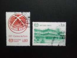 UNO GENF MI-NR. 127-128 GESTEMPELT TURINER ZENRTUM DER ILO 1985 - Used Stamps