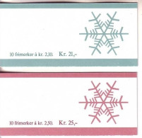 NORWEGEN MH Mit MI-NR. 958-959 GESTEMPELT WEIHNACHTEN 1986 GLASGEMÄLDE AUS DEM DOM VON TRONDHEIM - Libretti