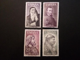 SPANIEN MI-NR. 1430-1433 POSTFRISCH(MINT) BERÜHMTE SPANIER (IV) 1963 - Unused Stamps