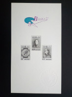 BELGIEN MI-NR. 1682, 1684, 1686 POSTFRISCH(MINT) IM SCHWARZDRUCKBLOCK BELGICA`72 MARKE AUF MARKE - Feuillets N&B Offerts Par La Poste [ZN & GC]