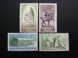 SPANIEN MI-NR. 1334-1337 POSTFRISCH(MINT) EL CID NATIONALHELD 1962 - Ongebruikt