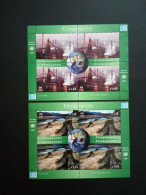 UNO WIEN BLOCK 23-24 POSTFRISCH(MINT) KLIMAWANDEL 2008 - Hojas Y Bloques