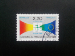 FRANKREICH MI-NR. 2706 GESTEMPELT MITLÄUFER 1989 DIREKTWAHLEN ZUM EUROPÄISCHEN PARLAMENT - Idées Européennes