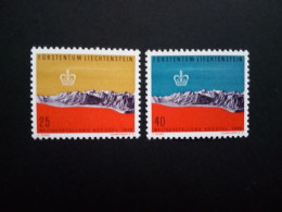 LIECHTENSTEIN MI-NR. 369-370 POSTFRISCH(MINT) WELTAUSSTELLUNG BRÜSSEL 1958 - Unused Stamps