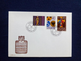 LIECHTENSTEIN MI-NR. 775 KOMBI-FDC ST. THEODUL PFADFINDER JAHR DER BEHINDERTEN 1981 - FDC