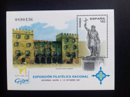 SPANIEN BLOCK 71 POSTFRISCH EXFILNA '97 GIJON DENKMAL PALAST - Blocks & Sheetlets & Panes