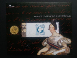 PORTUGAL BLOCK 191 POSTFRISCH(MINT) 150 JAHRE PORTUGIESISCHE BRIEFMARKE 2000 - Blocs-feuillets