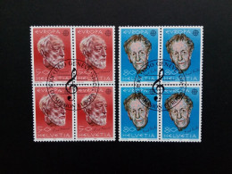 SCHWEIZ MI-NR. 1294-1295 GESTEMPELT(USED) 4er BLOCK EUROPA 1985 JAHR DER MUSIK - Used Stamps