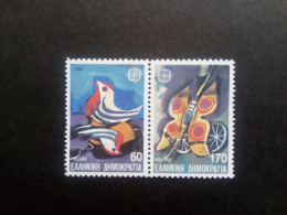 GRIECHENLAND MI-NR. 1721-1722 A POSTFRISCH EUROPA 1989 KINDERSPIELE SCHMETTERLING VOGEL - 1989