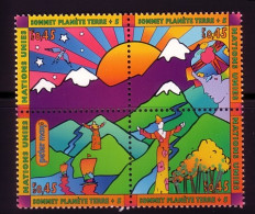 UNO GENF MI-NR. 309-312 POSTFRISCH(MINT) PETER MAX UMWELT Und ENTWICKLUNG 1997 - Moderni