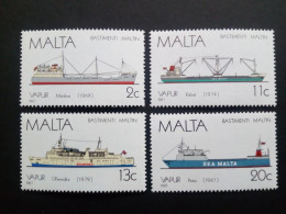 Malta MI-NR. 775-778 Postfrisch Maltesische Schiffe (V) 1987 - Malta