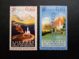 VATIKAN MI-NR. 1611-1612 POSTFRISCH(MINT) 150. JAHRESTAG MARIENERSCHEINUNG LOURDES 2008 - Unused Stamps