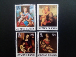 KAIMAN-INSELN MI-NR. 498-501 POSTFRISCH(MINT) WEIHNACHTEN 1982 GEMÄLDE RAFAEL2 - Christmas