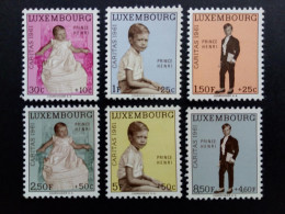 LUXEMBOURG MI-NR. 649-654 POSTFRISCH(MINT) CARITAS 1961 - PRINZ HENRI - Ungebraucht