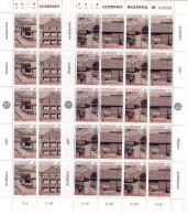 GUERNSEY MI-NR. 389-392 POSTFRISCH(MINT) KLEINBOGEN EUROPA 1987 MODERNE ARCHITEKTUR - 1987