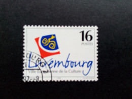 LUXEMBOURG MI-NR. 1367 GESTEMPELT(USED) MITLÄUFER 1995 LUXEMBURG KULTURHAUPTSTADT EUROPAS - Idee Europee