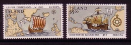 ISLAND MI-NR. 762-763 POSTFRISCH(MINT) EUROPA 1992 ENTDECKUNG AMERIKAS SCHIFFE - 1992