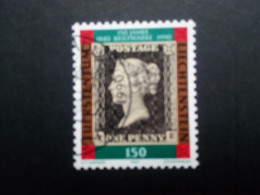 LIECHTENSTEIN MI-NR. 986 GESTEMPELT 150 JAHRE BRIEFMARKEN MARKE AUF MARKE 1990 - Used Stamps