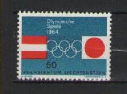 LIECHTENSTEIN  1964  OLIMPIADI DI INNSBRUCK E TOKJO  UNIF. 387  MLH VF - Neufs