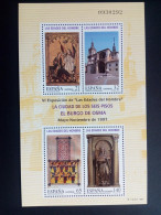 SPANIEN BLOCK 70 POSTFRISCH 1400 JAHRE DIÖZESE VON EL BURGO DE OSMA 1997 - Blokken & Velletjes