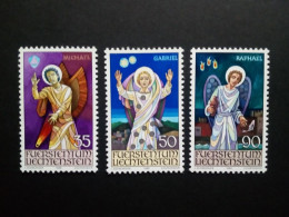 LIECHTENSTEIN MI-NR. 910-912 POSTFRISCH(MINT) WEIHNACHTEN 1986 ERZENGEL - Noël