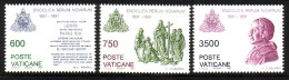 VATIKAN MI-NR. 1035-1037 POSTFRISCH(MINT) 100 JAHRE ENZYKLIKA Rerum Novarum 1991 - Unused Stamps