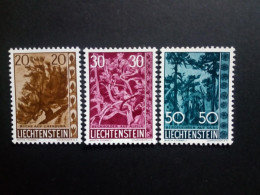 LIECHTENSTEIN MI-NR. 399-401 POSTFRISCH(MINT) HEIMATLICHE BÄUME UND STRÄUCHER (IV) BUCHE KIEFER - Nuevos