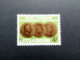 LUXEMBOURG MI-NR. 909 GESTEMPELT(USED) ROBERT SCHUMAN 1975 - Idee Europee