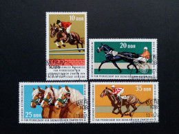 DDR MI-NR. 1969-1972 GESTEMPELT(USED) PFERDEZUCHT KONGRESS HAFLINGER 1974 - Paarden