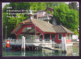 SCHWEIZ MH 0-138 GESTEMPELT(USED) PRO PATRIA 2004 SCHIFFSTATION BADEHAUS - Libretti