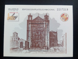 SPANIEN BLOCK 51 POSTFRISCH EXFILNA '92 VALLADOLID KIRCHE SAN PABLO - Blocchi & Foglietti