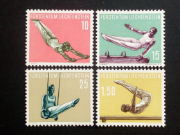 LIECHTENSTEIN MI-NR. 353-356 POSTFRISCH(MINT) SPORT (IV) 1957 TURNEN - Unused Stamps