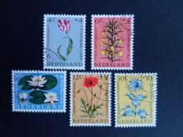 NIEDERLANDE MI-NR. 746-750 GESTEMPELT(USED) BLUMEN(III) 1960 SEEROSE - Used Stamps