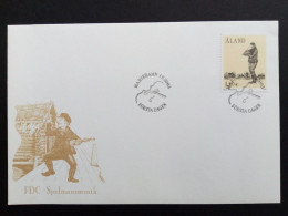 ALAND MI-NR. 226 FDC 100 JAHRE ALÄNDISCHE SPIELMANNSGILDE 2003 GEIEGENSPIELER - Aland