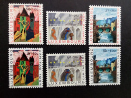 LUXEMBOURG MI-NR. 703-708 POSTFRISCH(MINT) CARITAS 1964 KINDERZEICHNUNGEN BRÜCKE TURM - Neufs