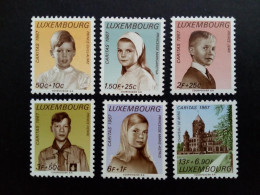 LUXEMBOURG MI-NR. 759-764 POSTFRISCH(MINT) CARITAS 1967 PRINZEN SCHLOSS BERG - Unused Stamps