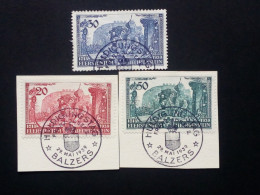 LIECHTENSTEIN MI-NR. 180-182 GESTEMPELT(USED) HULDIGUNG FÜR FÜRST FRANZ JOSEF II 1939 - Used Stamps