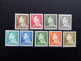 DÄNEMARK MI-NR. 390-398 X POSTFRISCH(MINT) KÖNIG FREDERIK IX. 1961 - Ongebruikt