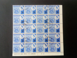 GIBRALTAR MI-NR. 184 GESTEMPELT(USED) Bogentei(20)l Mitläufer 1966 SCHUTZPATRONIN - Gibilterra