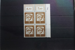 BRD 348y DZ Postfrisch Eckrandviererblock Bundesrepublik Deutschland #SK635 - Altri & Non Classificati