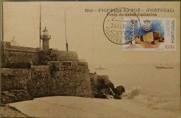 POSTAL MÁXIMO - FIGUEIRA DA FOZ -FORTE DE SANTA CATARINA - Maximumkaarten