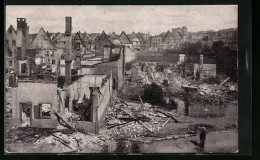 AK Donaueschingen, Der Ort Nach Dem Brand Am 5.8.1908  - Catastrofi