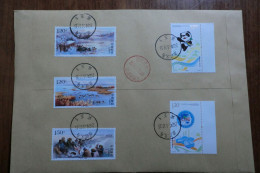 China. 2 Full Set  On Registered Envelope - Storia Postale