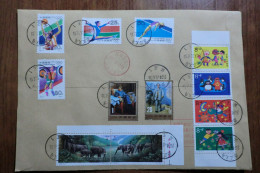 China. 4 Full Set  On Registered Envelope - Lettres & Documents