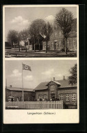 AK Langenhorn /Schleswig, Gasthaus Johannsen, Landjahrlager  - Schleswig